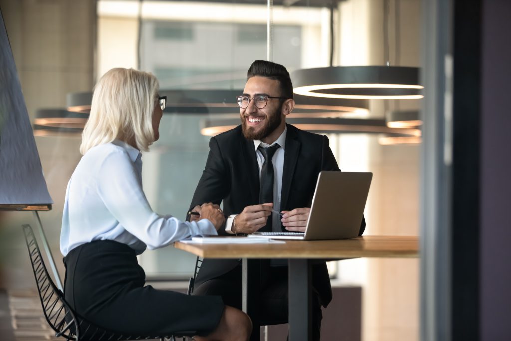 M&A Advisor with Client